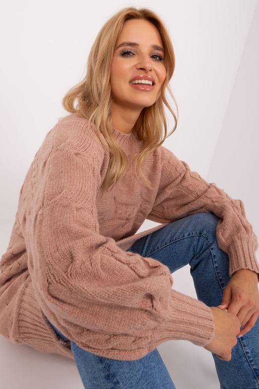 Džemperis-AT-SW-2367.76P-tumši rozā