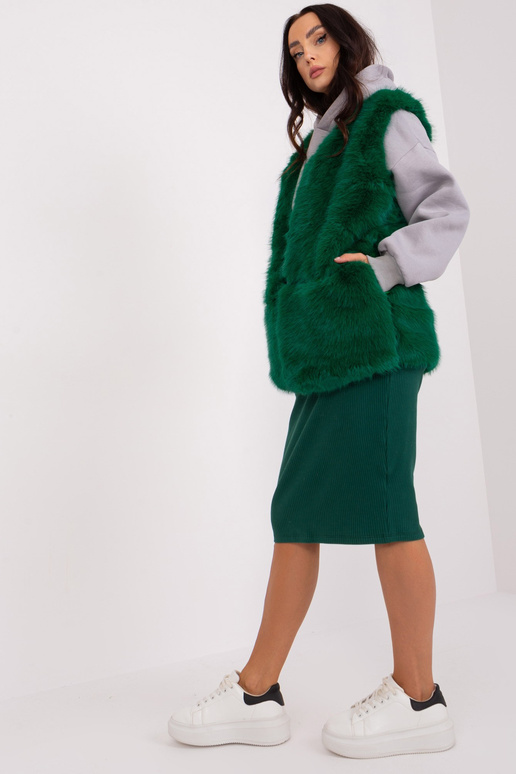 Veste-AT-KZ-2368.00P-tumši zaļa
