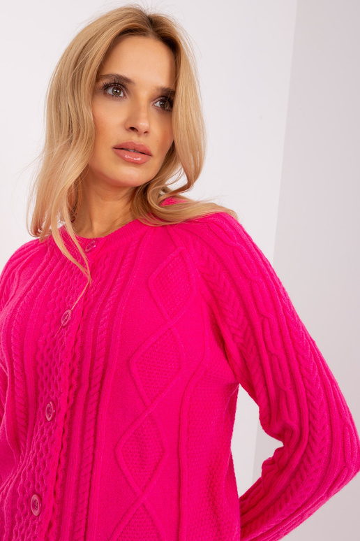 Džemperis-AT-SW-2346-2,99P-tumši rozā