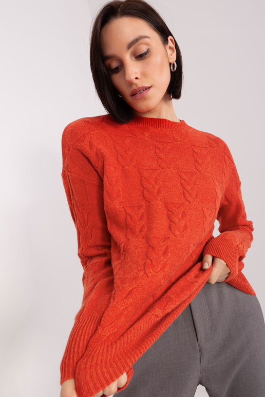 Džemperis-AT-SW-2340.43-tumši oranžs