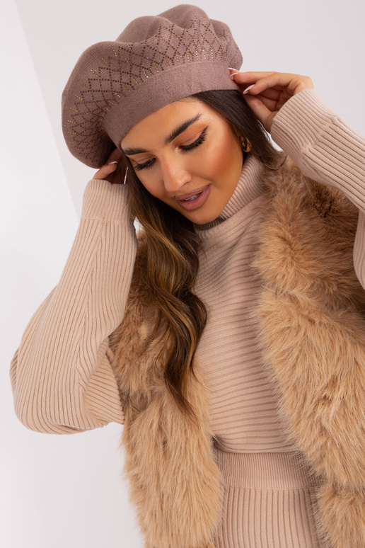 Czapka- AT-CZ-231605.21P - brūns