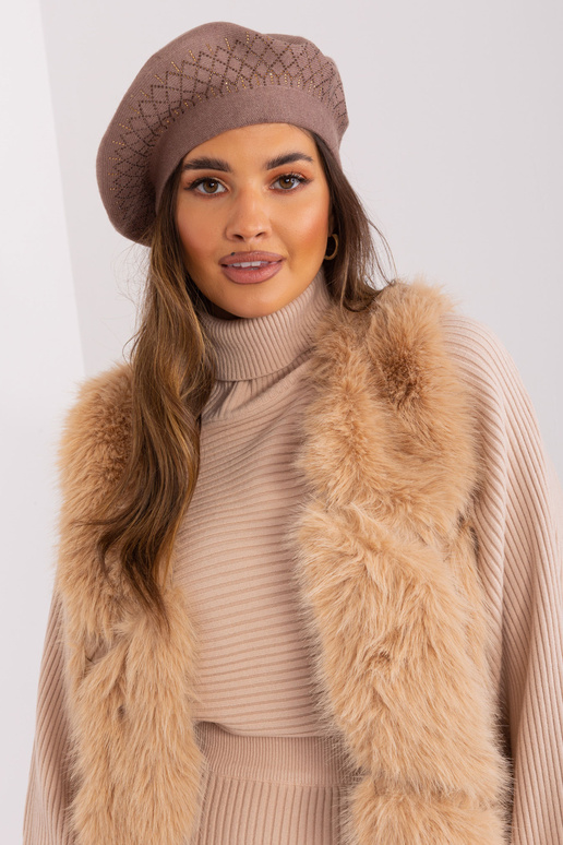 Czapka- AT-CZ-231605.21P - brūns