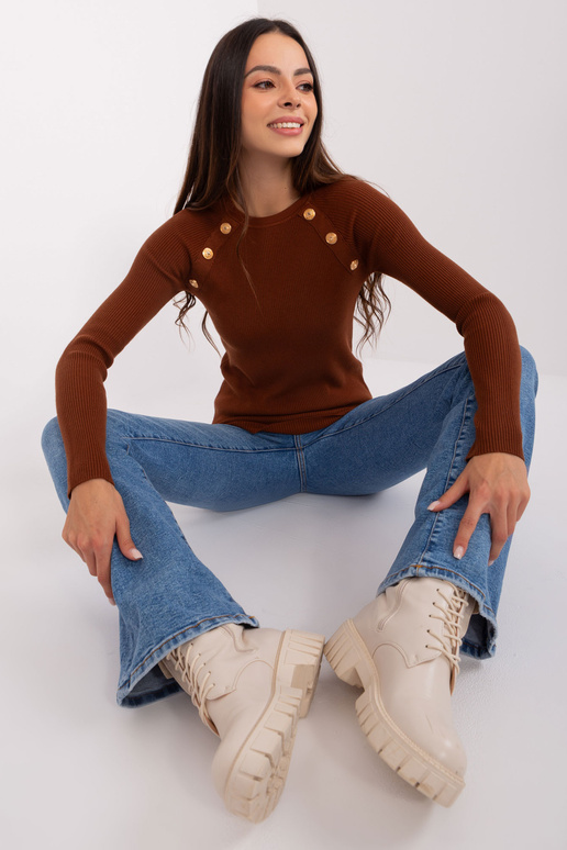 Džemperis-PM-SW-PM9750.08P-tumši brūns