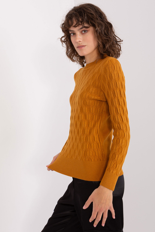 Džemperis-AT-SW-2324-2,68-tumši dzeltens