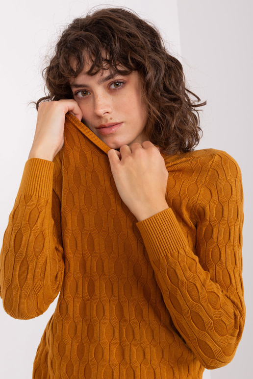 Džemperis-AT-SW-2324-2,68-tumši dzeltens