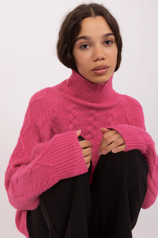 Džemperis-AT-SW-2355-2.30X-tumši rozā