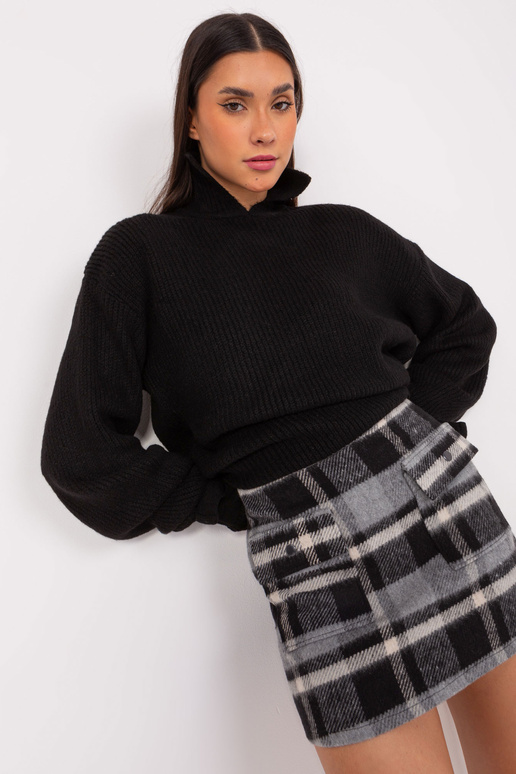 Svārki-LK-SD-508389.06P-tumši pelēki