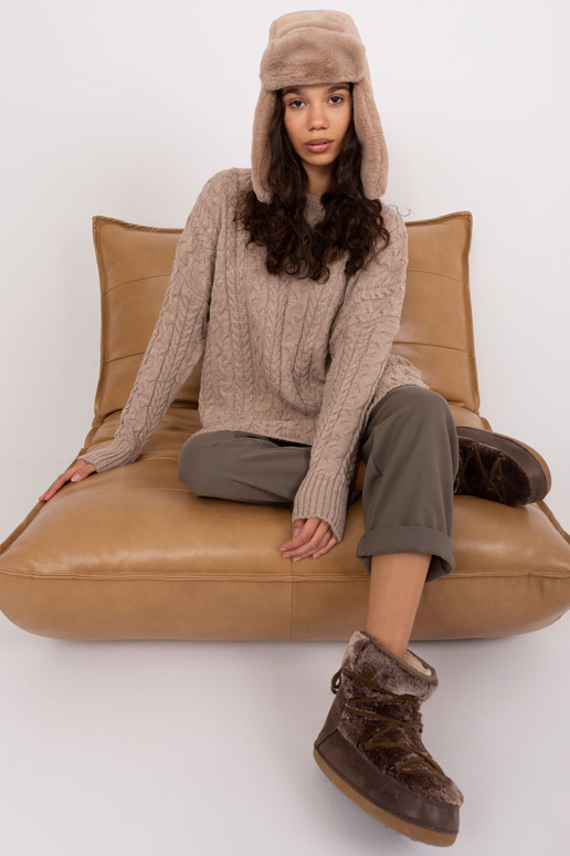 Džemperis-BA-SW-8010-1.37X-tumši bēšs