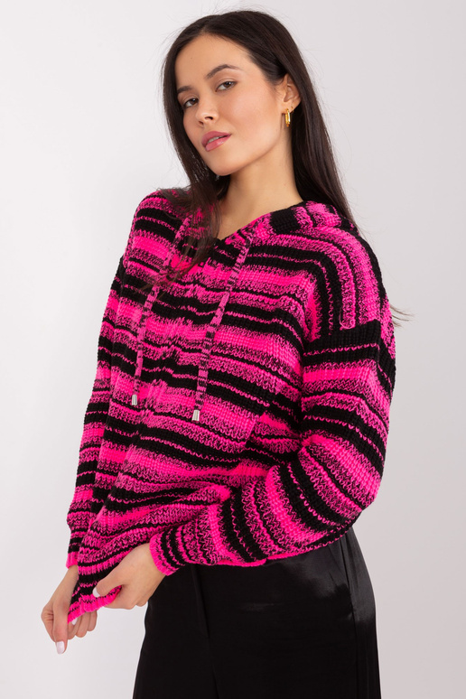 Džemperis-BA-SW-8000.56P-melns un rozā