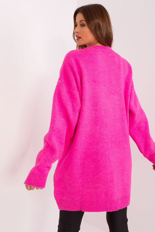 Sukienka-LC-SK-0568.70P-fluo różowy