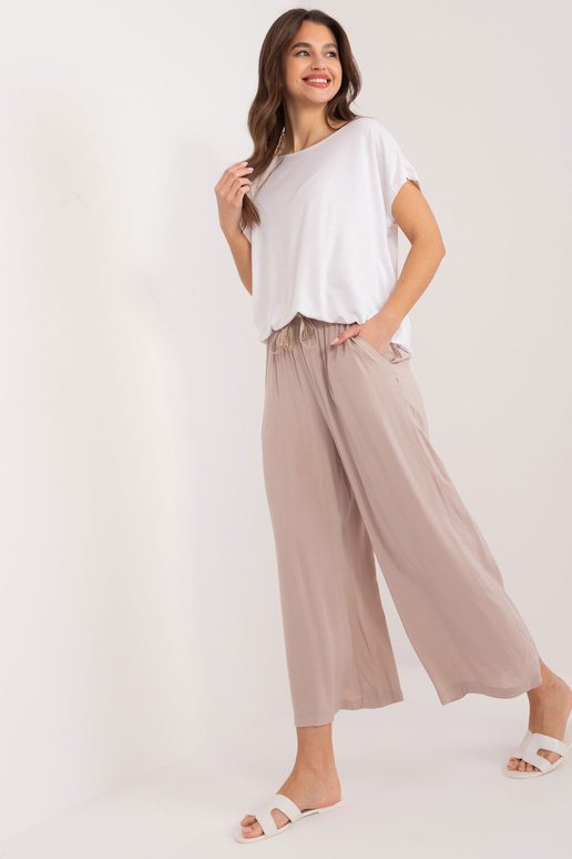 Bikses - D73761Z62237B - tumši bēša