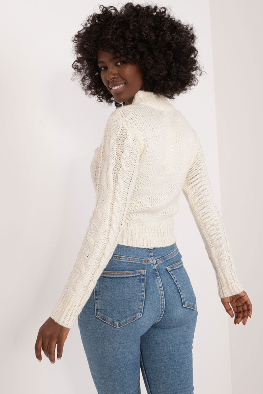 Džemperis-TW-SW-3001.05- balta krāsa