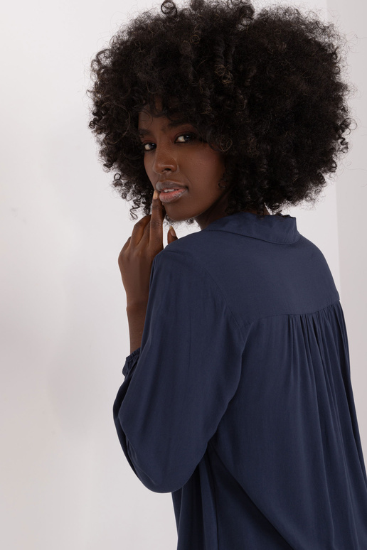 Blūze-D73761Z11162A- tumši zila