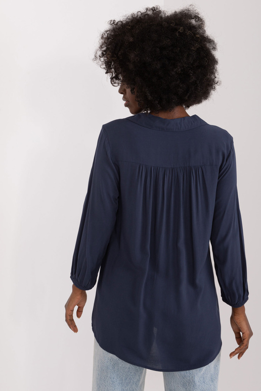 Blūze-D73761Z11162A- tumši zila