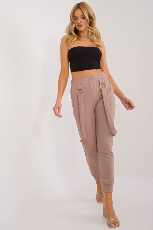 Sporta bikses-RV-DR-9629.82-tumši bēšs