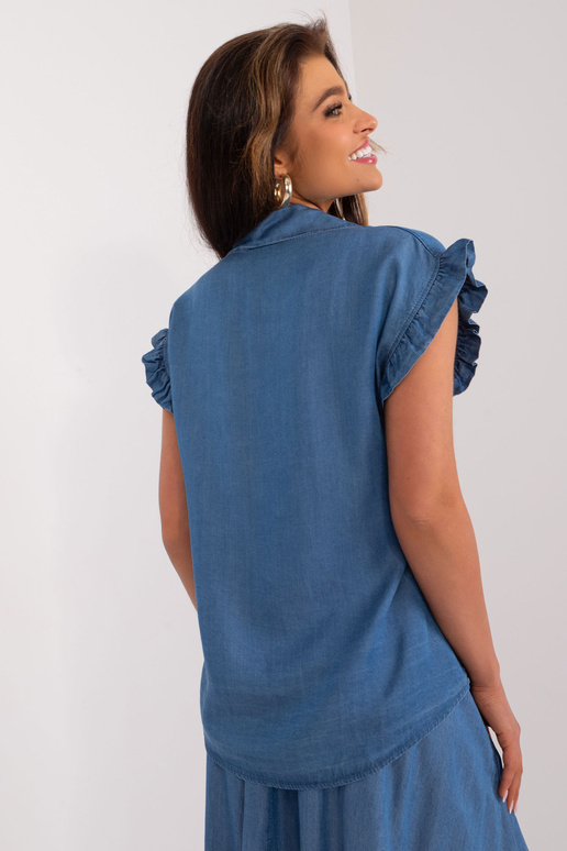 Krekls-DHJ-KS-5562.98-tumši zils