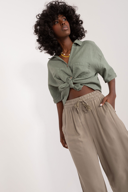 Bikses-D73761M62237E-haki