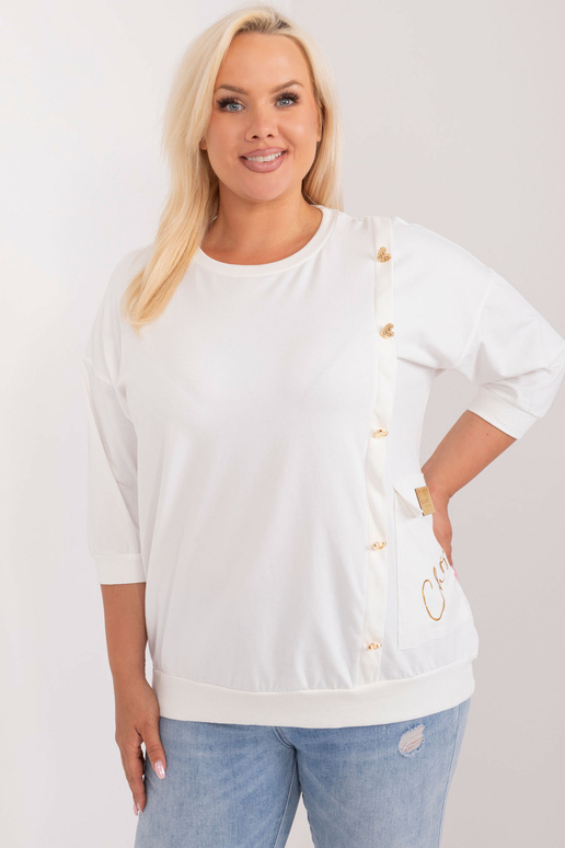 Bluzka-RV-BZ-9540.23X- balta krāsa