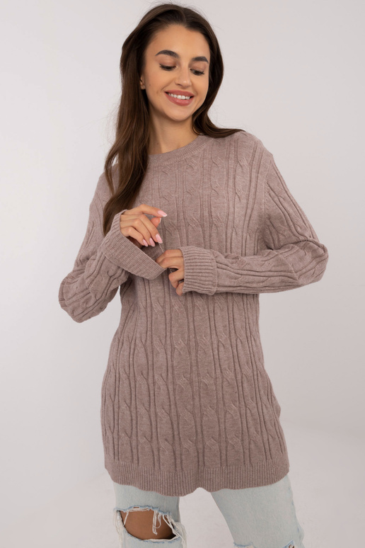 Džemperis-AT-SW-2343.88-tumši bēšs