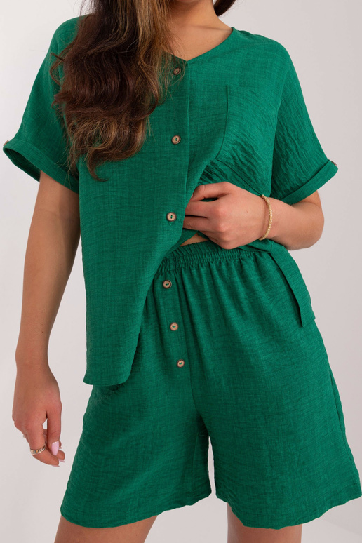 Komplet- LK-KMPL-509713.03X - tumši zaļš