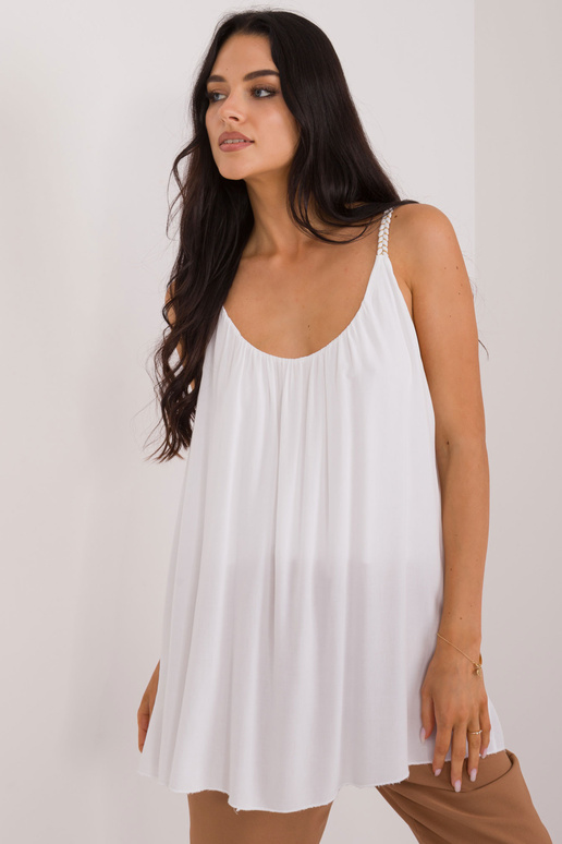 Top tipa blūze -TW-TP-BI-3025.13-balta