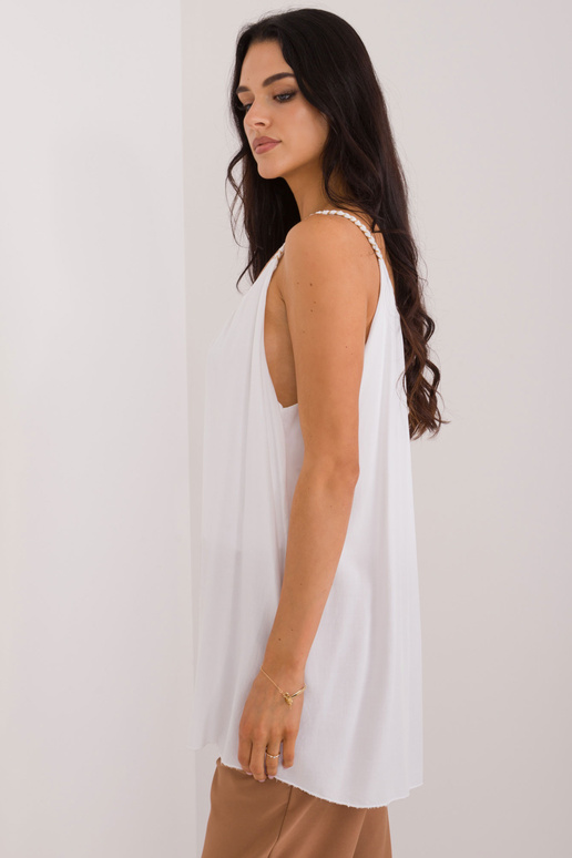 Top tipa blūze -TW-TP-BI-3025.13-balta