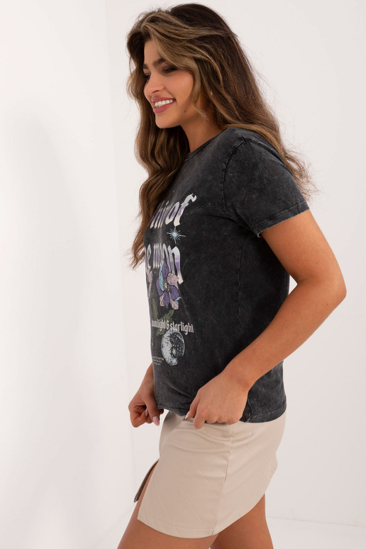 Blūze - D12048M02556E - tumši pelēka