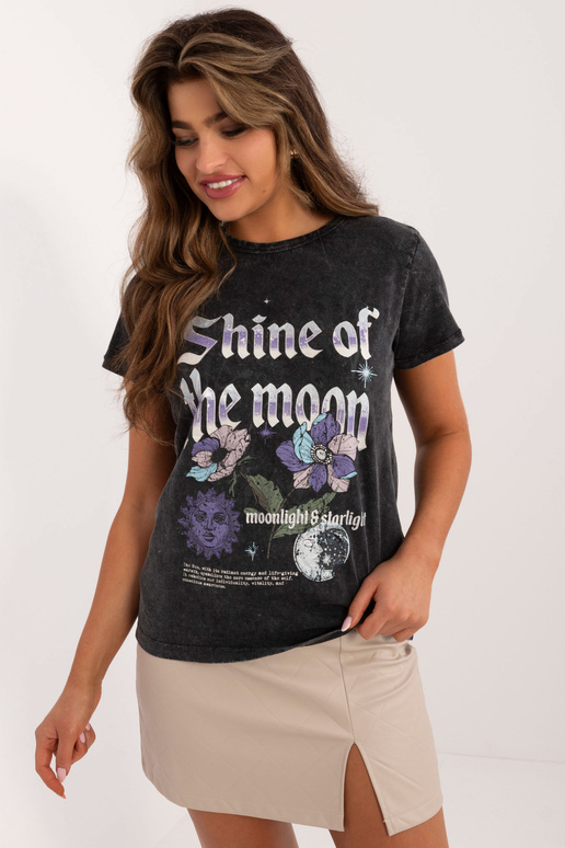 Blūze - D12048M02556E - tumši pelēka