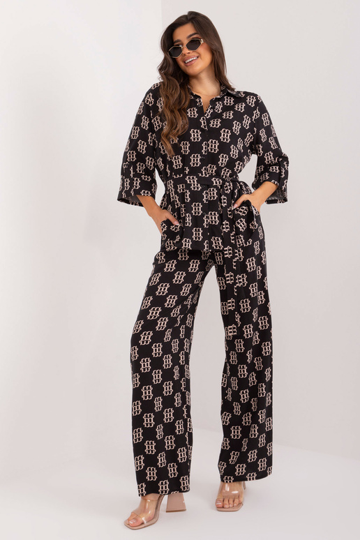 Komplet- LK-KMPL-509703.03X-melns-bēšs