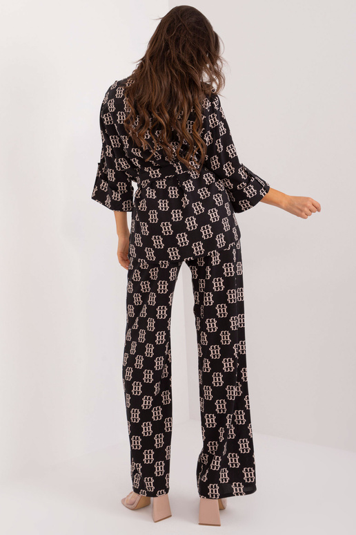 Komplet- LK-KMPL-509703.03X-melns-bēšs