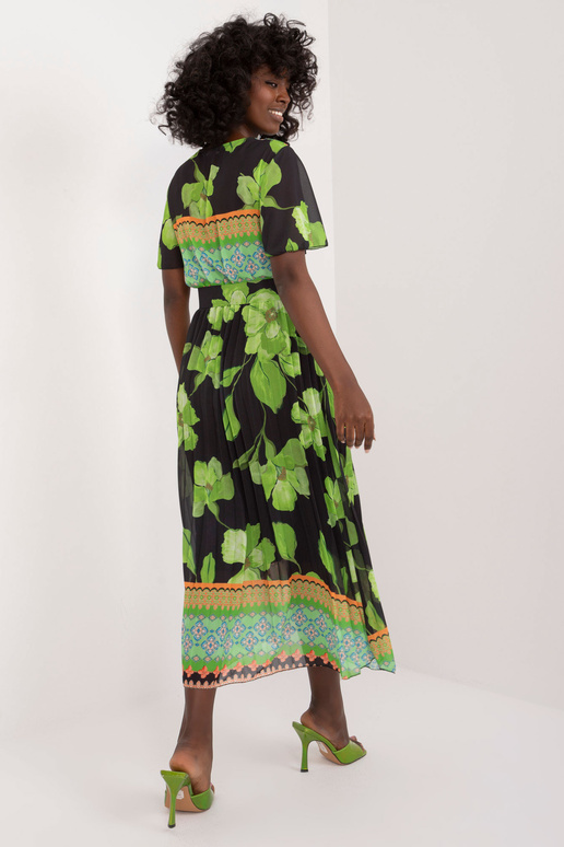 Kleita-DHJ-SK-11331-5,19-melna-zaļa