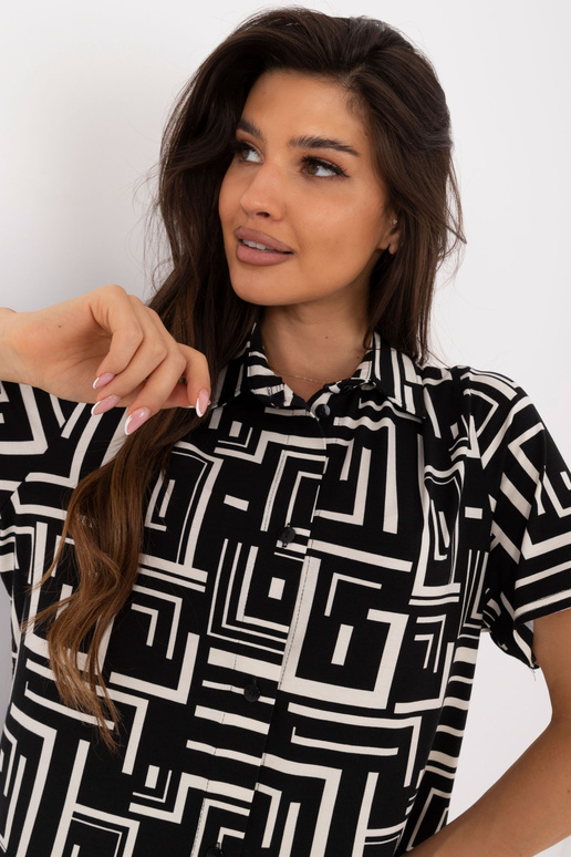 Blūze-LK-BZ-509749.88-melns-bēšs