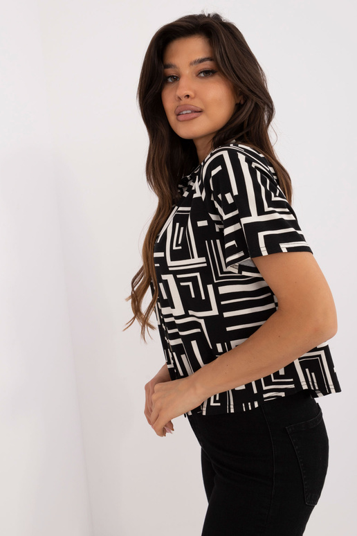 Blūze-LK-BZ-509749.88-melns-bēšs