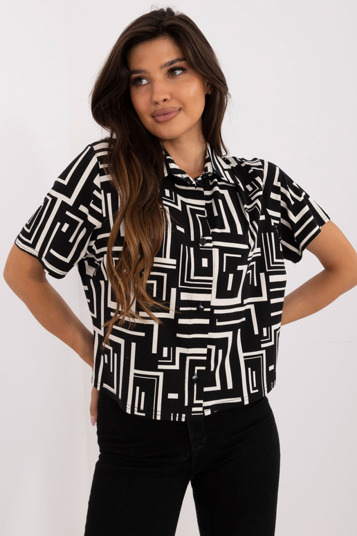 Blūze-LK-BZ-509749.88-melns-bēšs