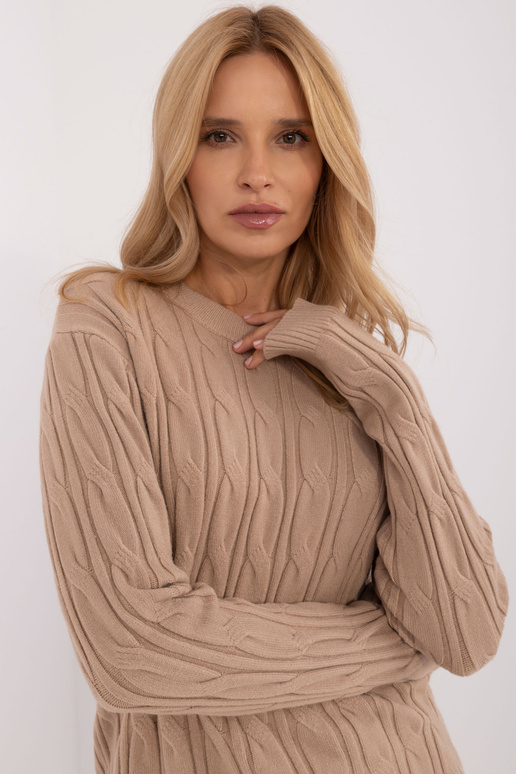 Džemperis-AT-SW-2343.88- Bēša krāsa