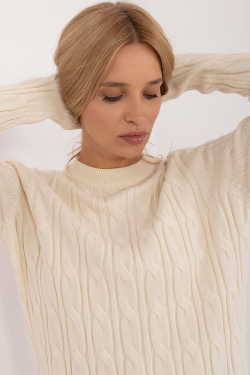 Džemperis-AT-SW-2343.88- balta krāsa