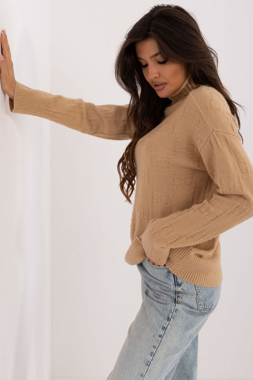 Džemperis-AT-SW-2342-1.35- Bēša krāsa