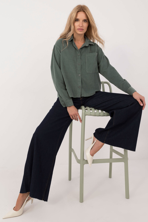 Krekls - D70046M11184A1 - tumši zaļš