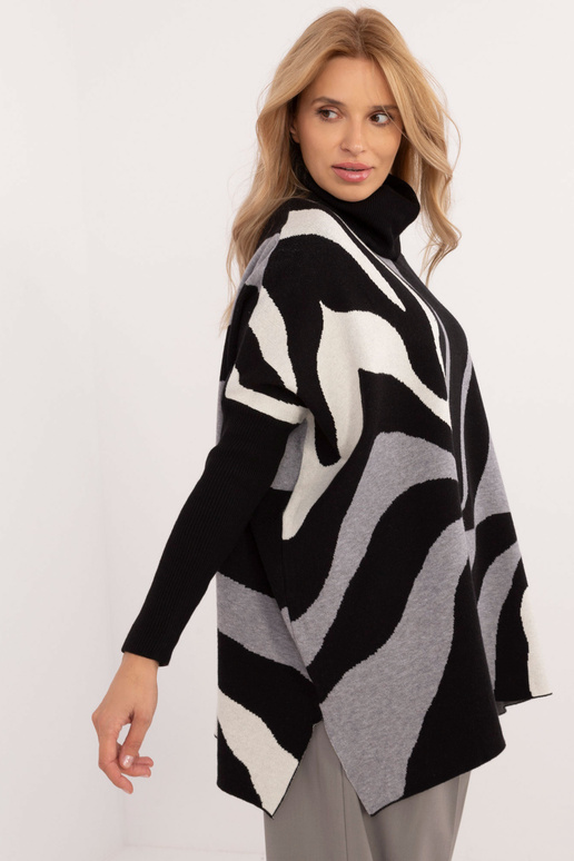 Džemperis-PM-SW-SC210.06-pelēks-melns