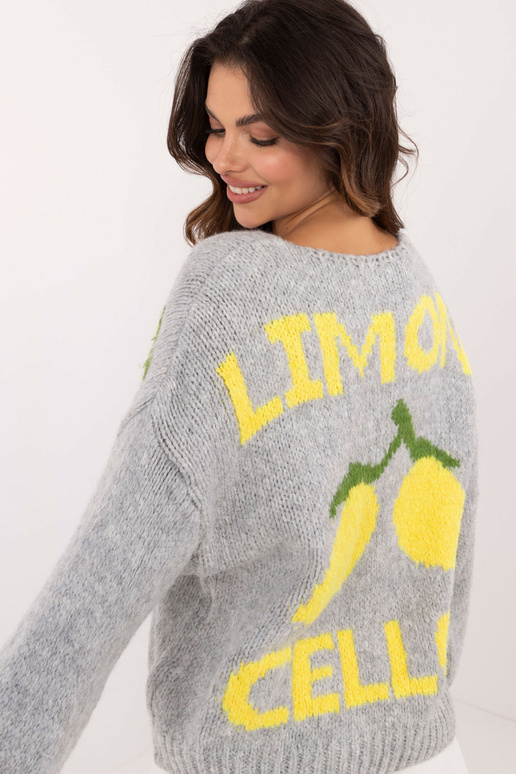 Džemperis -MI-SW-2108.92-pelēks