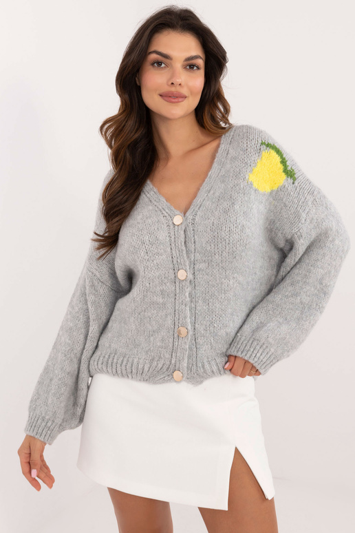 Džemperis -MI-SW-2108.92-pelēks