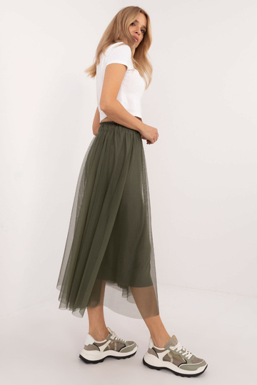 Svārki-DHJ-SD-19568.13X-khaki