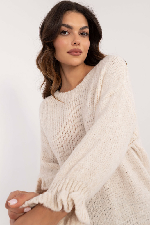 Džemperis -MI-SW-2912.10X - gaiši bēšs