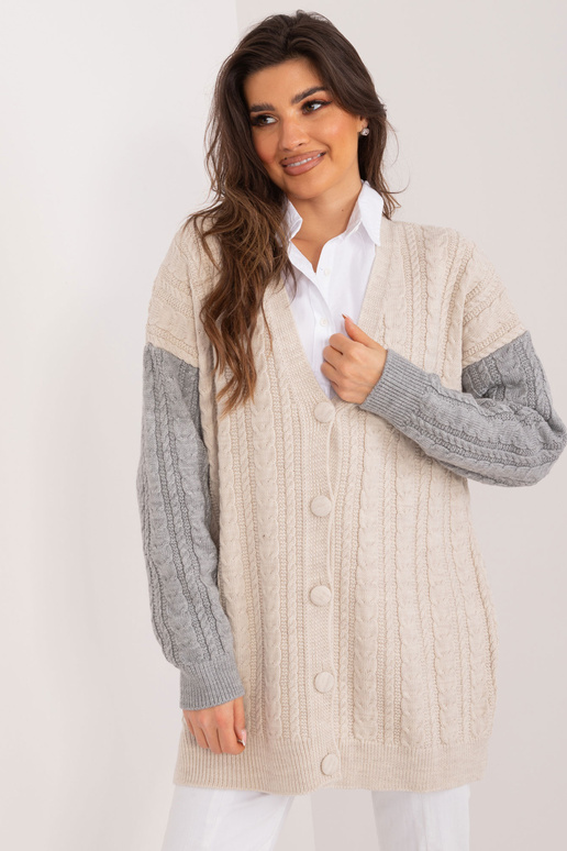 Sweter-BA-SW-0549.32-szary Sweter-BA-SW-0549.32-szary