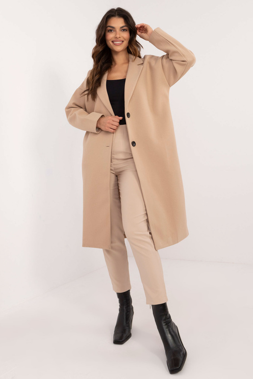 Mētelis TW-PL-BI-7298-2.14 - bēšs