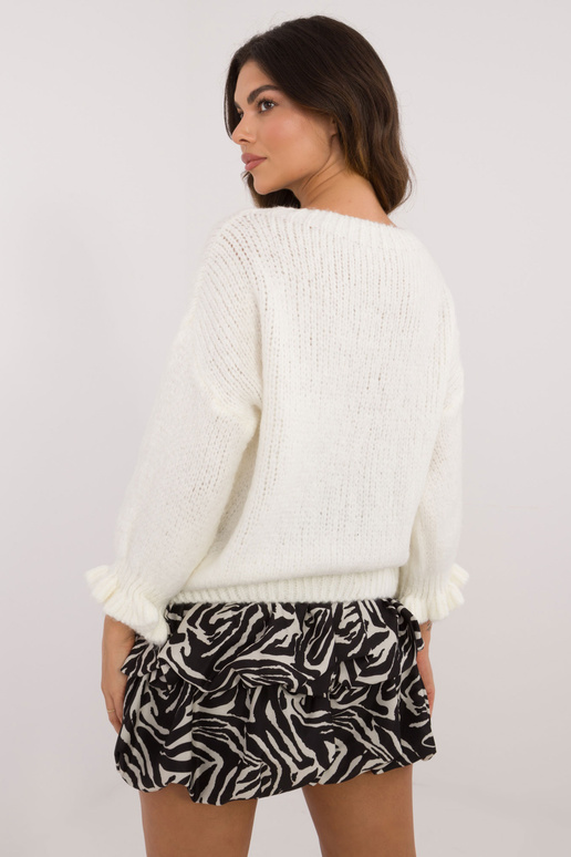 Džemperis -MI-SW-2912.10X- balta krāsa