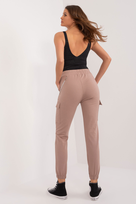 Sporta bikses-RV-DR-9604.27-tumši bēšs