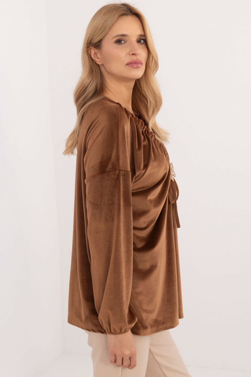 Blūze-DHJ-BZ-19902.49P-gaiši brūna