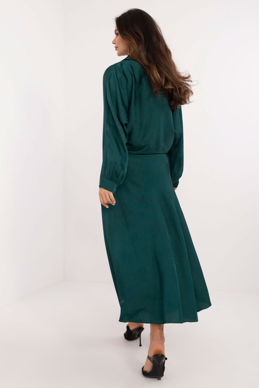 Svārki-DHJ-SD-19293.67-tumši zaļi