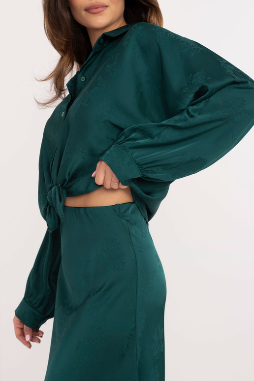 Svārki-DHJ-SD-19293.67-tumši zaļi